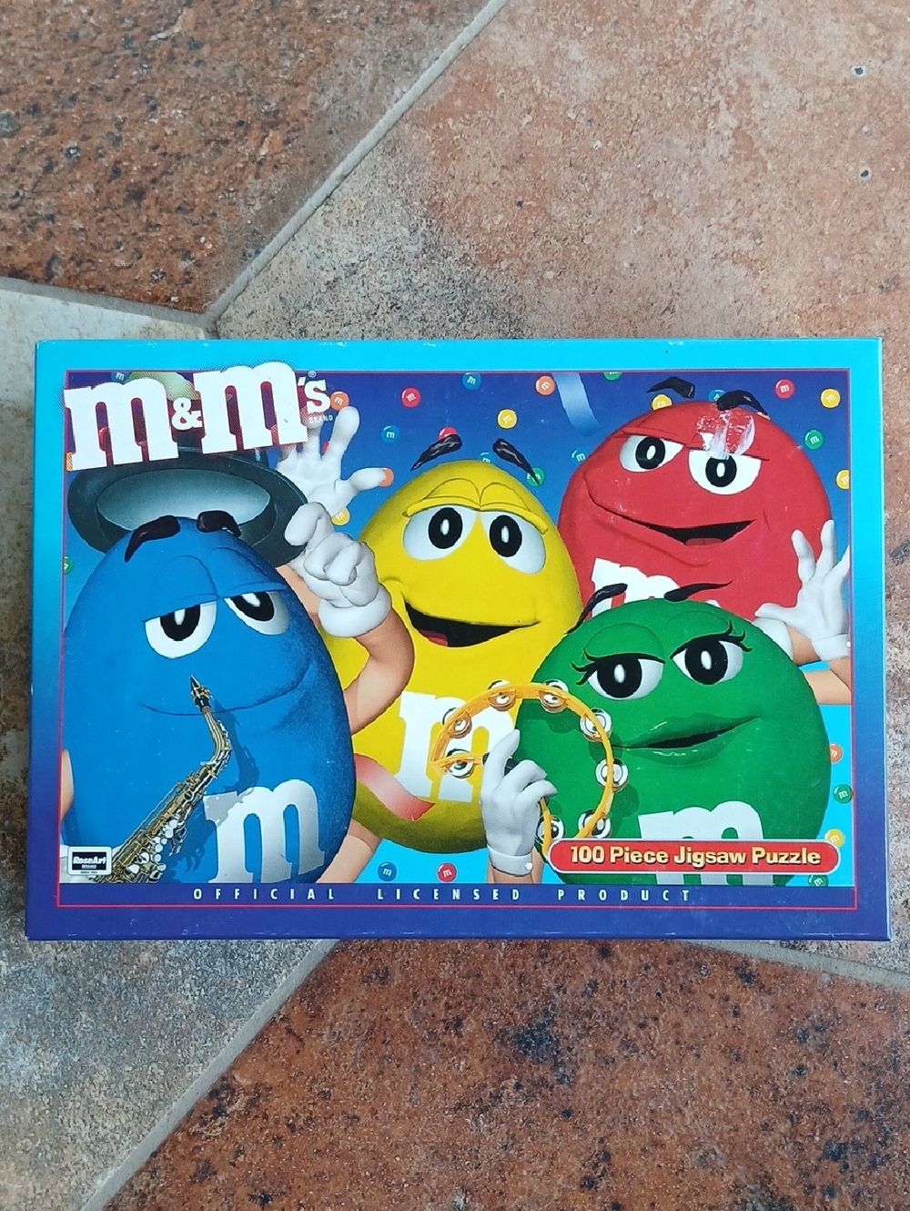 M&M'S Colorful Character Puzzle - Blue, Yellow, Red, Green
